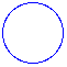 The circular subregion of the second area element