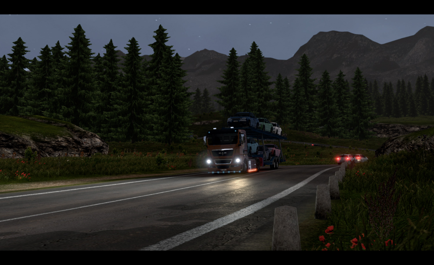 Автомобиль симулятор 2 4. Euro Truck Simulator 2 ночь. Евро трак симулятор 2 2012. ETS 2 Night. Truck Simulator 1 начало.