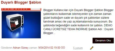 Klasik blogger tema tasarımı nasıl yapılır