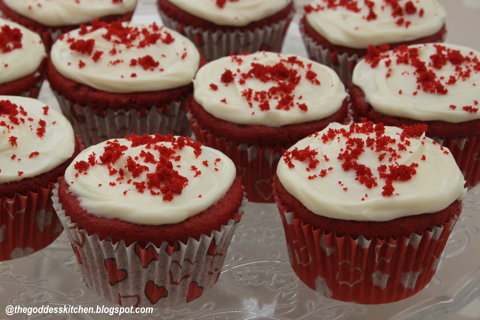 ♥ The Goddess&amp;#39;s Kitchen ♥: Red Velvet Cupcakes