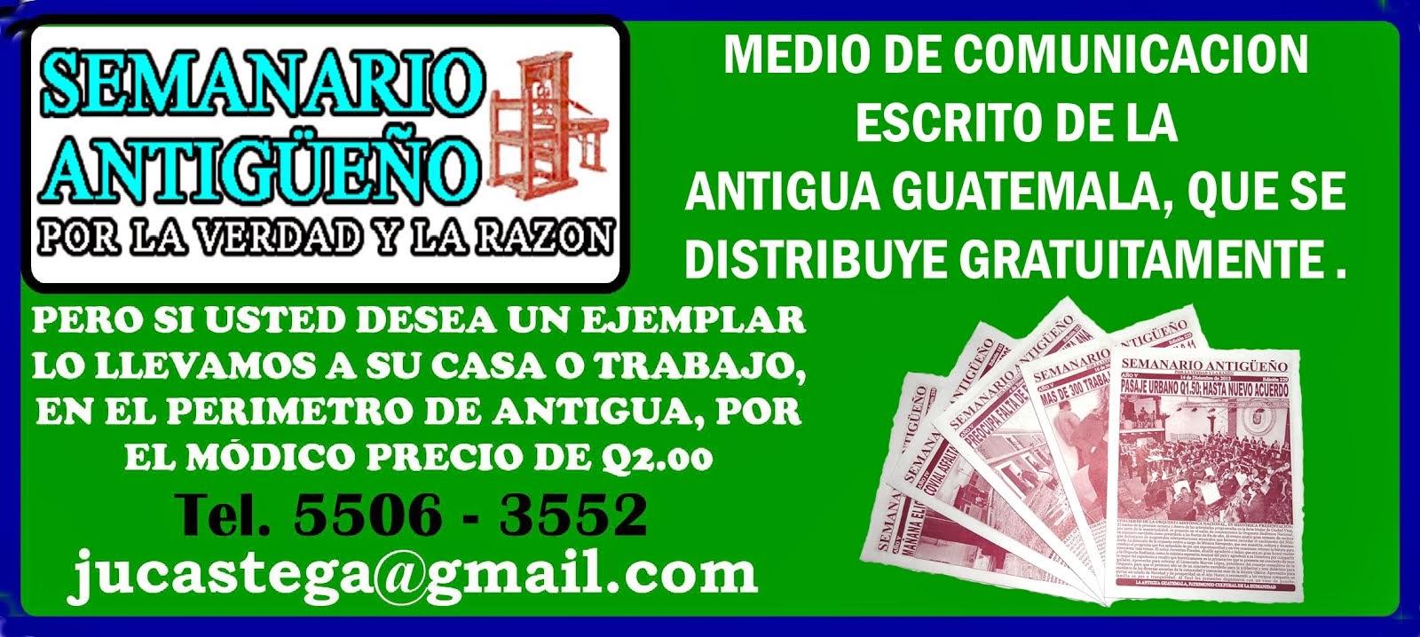 MEDIO DE COMUNICACION DE ANTIGUA GUATE.
