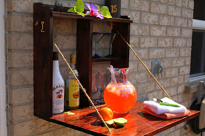 Fold-up Patio Bar