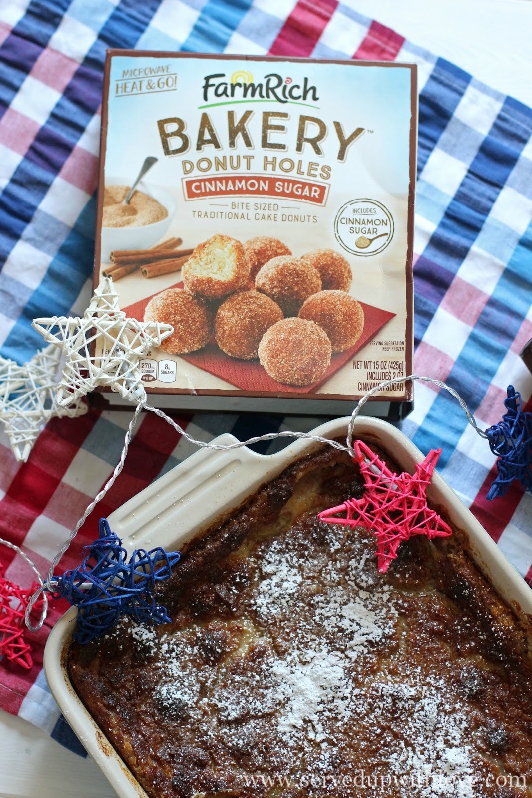 Cinnamon Donut Bread Pudding Served Up With Love