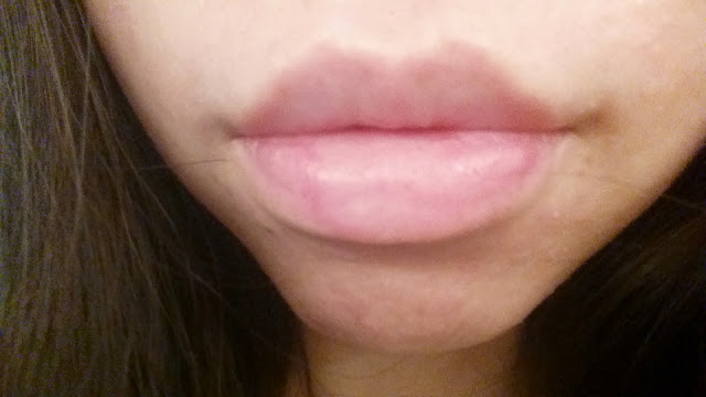 after the Choosy Pink Pearl Lip Mask