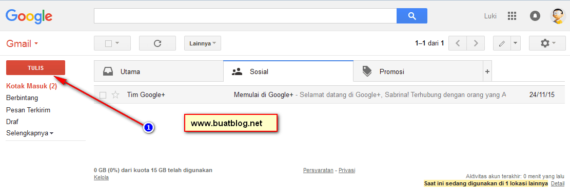 Cara Mudah Mengirim Email Lewat Gmail | Lengkap 2016 - Seputar Dunia