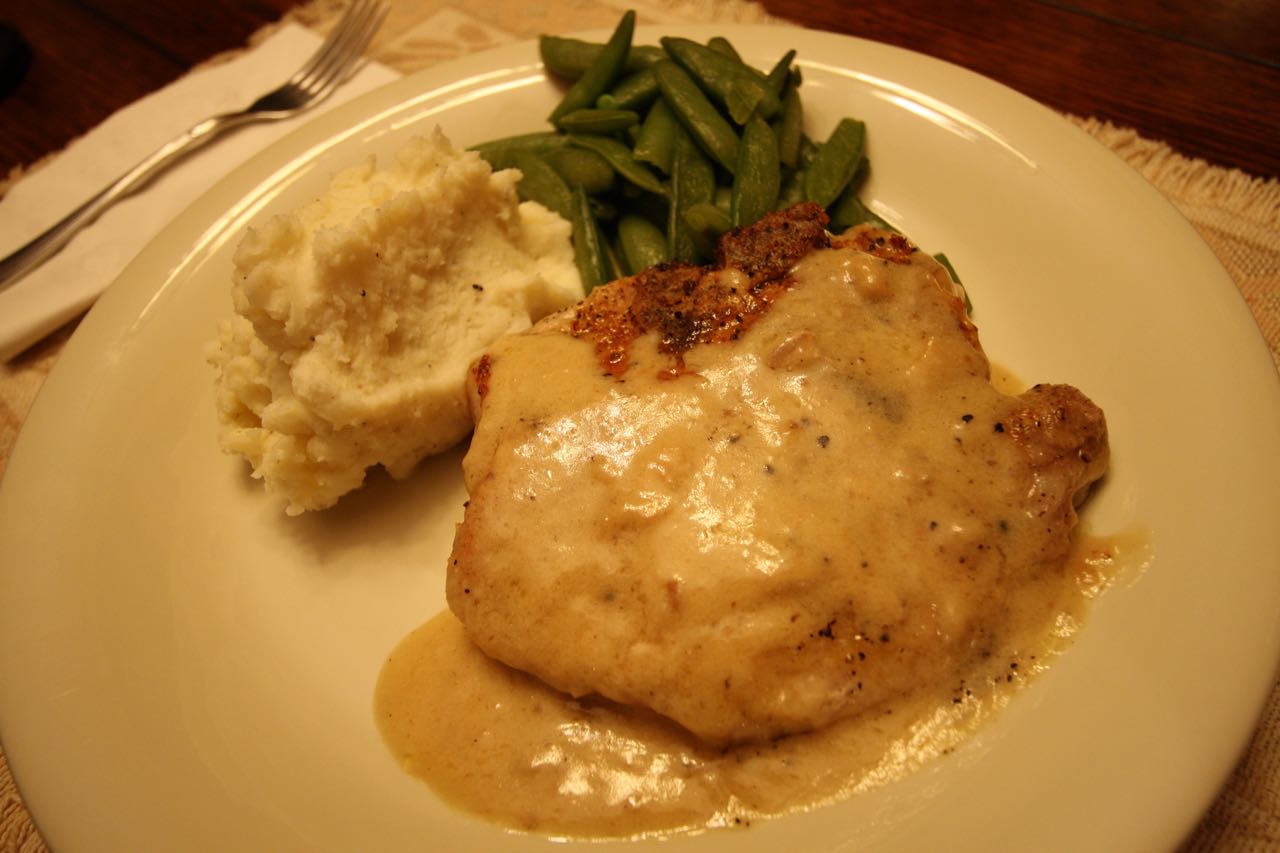 The Roediger House Meal No. 1478 Smothered Pork Chops with Buttermilk