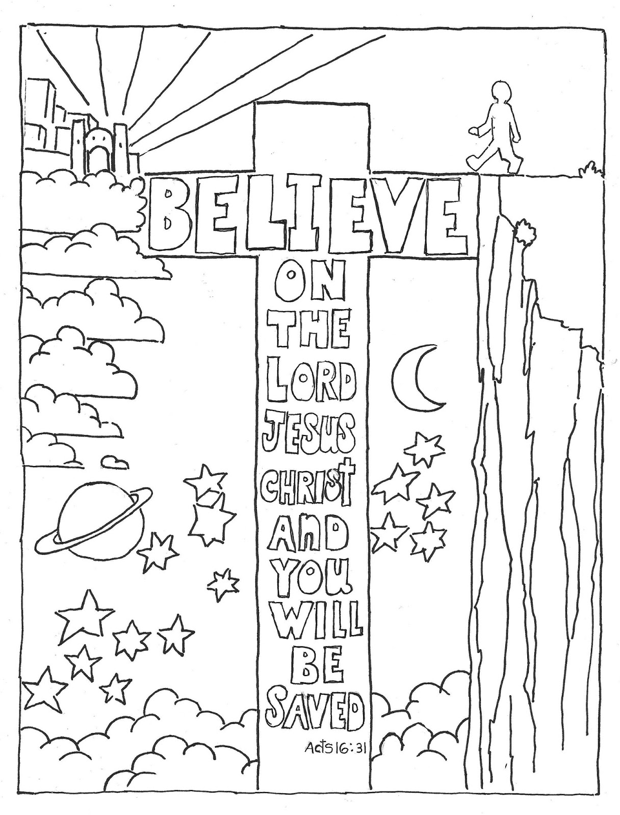 jailer believes coloring pages - photo #23