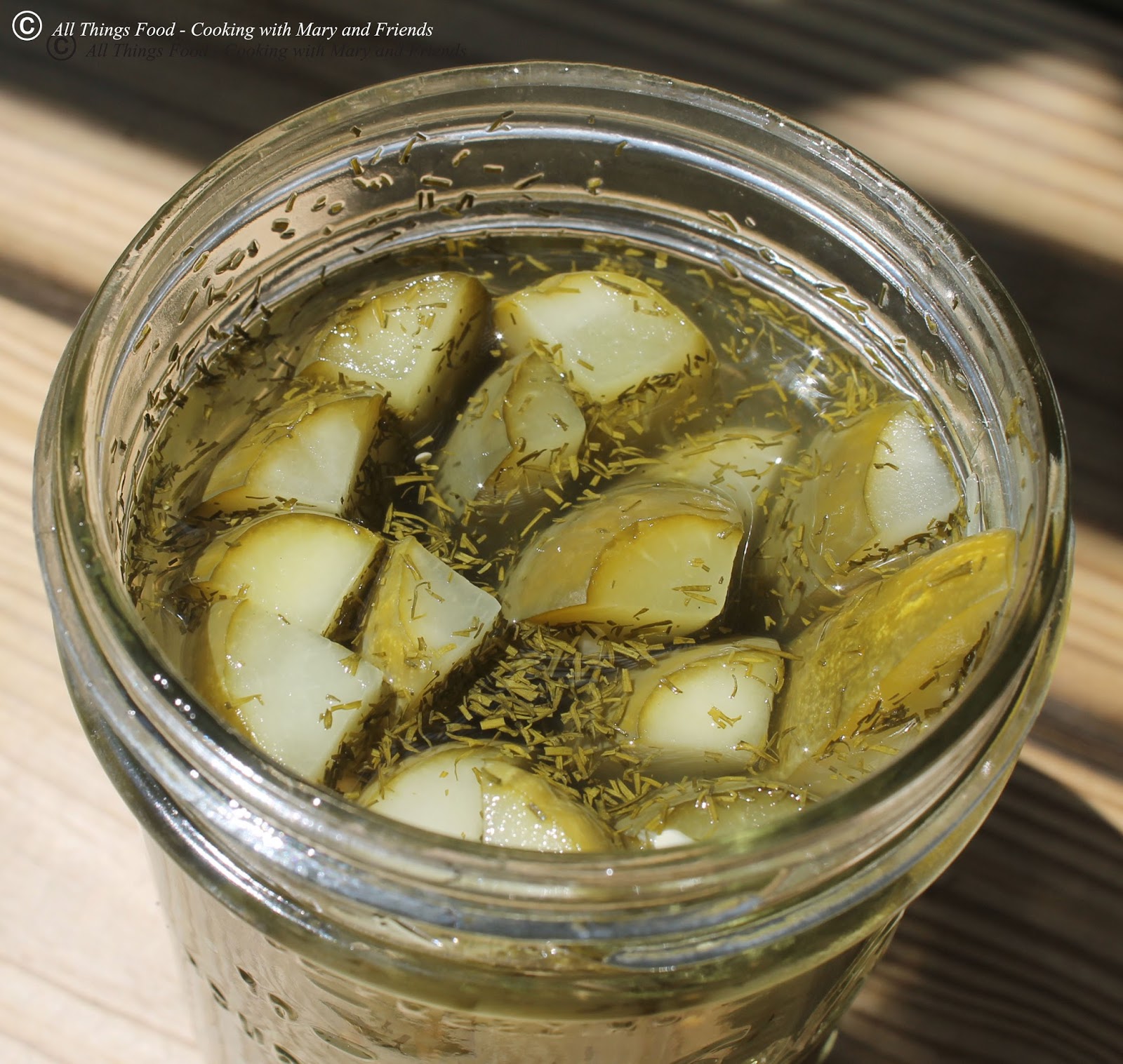 Cooking With Mary and Friends Crunchy Dill Pickles