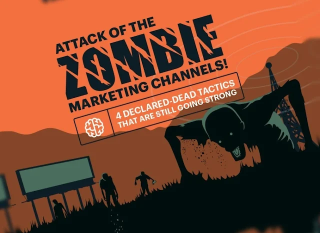 The Attack of the Zombie #Marketing Channels! 4 Declared-Dead Tactics That Are Still Going Strong - #infographic