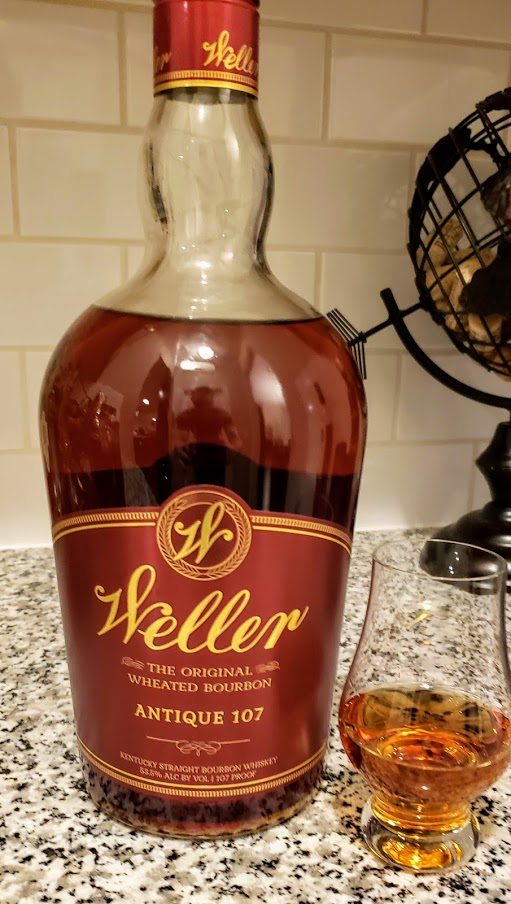 Columbus Bourbon Weller Antique 107 Bourbon Review