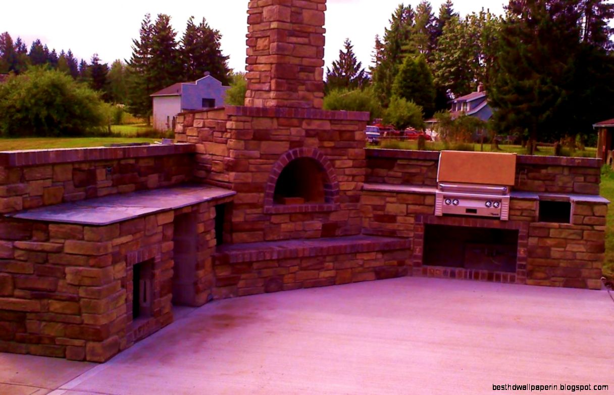 Outside L outdoor kitchen   Forno Bravo Forum The Wood Fired