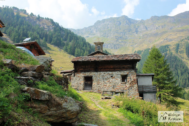 Aply Via Spluga Szlak z Isoli do Montespluga