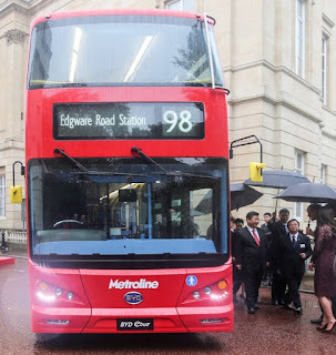 london double-deck electric bus