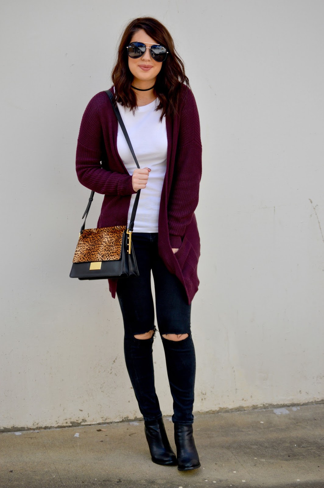 Rosy Outlook: Perfect Fall Cardi + Fashion Frenzy Link-Up!