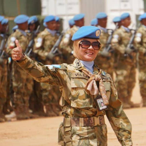 Letkol Sus Revila Oulina, wanita Pertama sebagai Chief Di Misi UNAMID, Sudan
