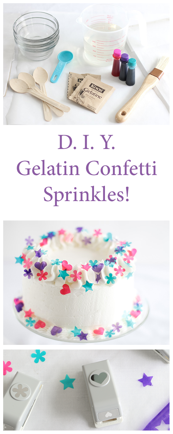 DIY Gelatin Confetti Sprinkles Sprinkle Bakes