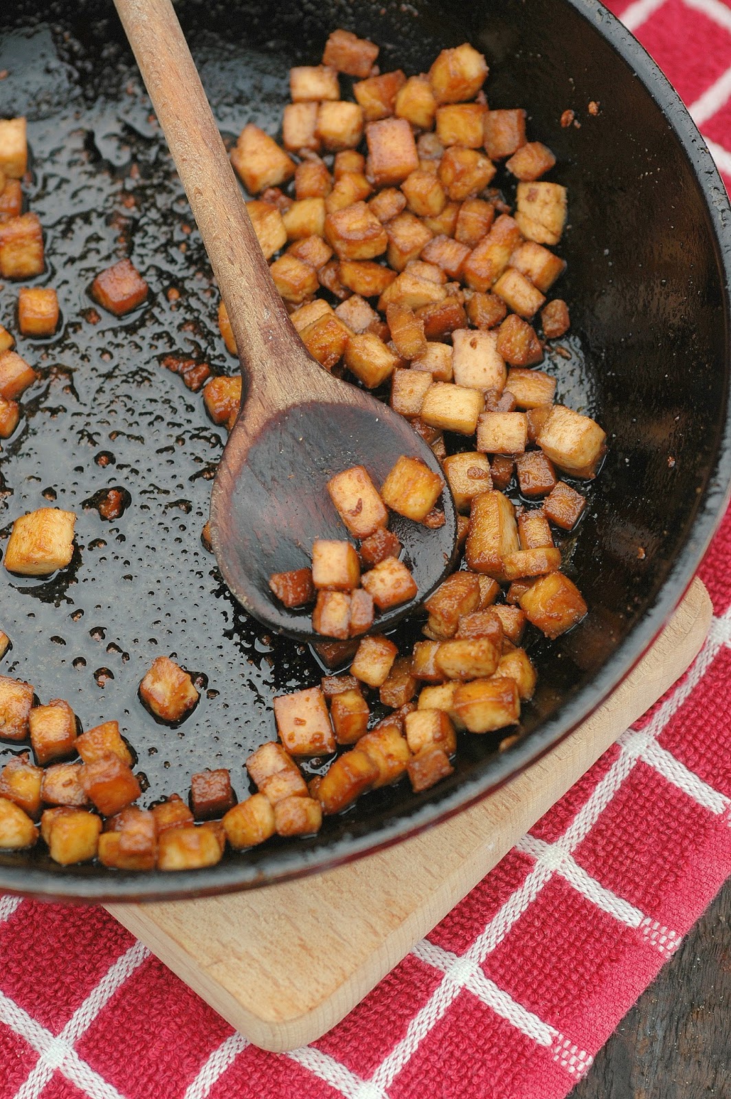 Taste me: Wegańskie skwarki