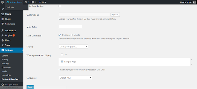 Install and customize facebook live chat for wordpress Install and customize facebook live chat for wordpress