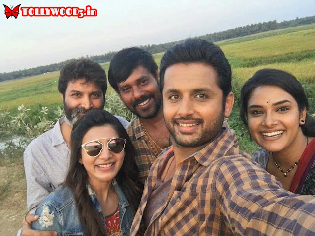A Aa movie Nithin and Trivikram and Samantha Selfie
