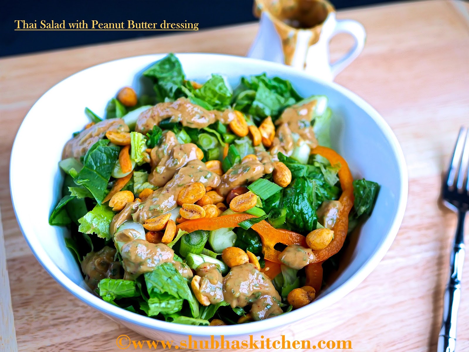 Meri Rasoi Thai Salad with Peanut butter dressing