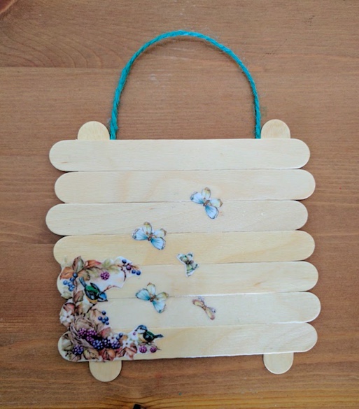 Decoupage Wall Hanging Craft For Kids The Joy of Sharing