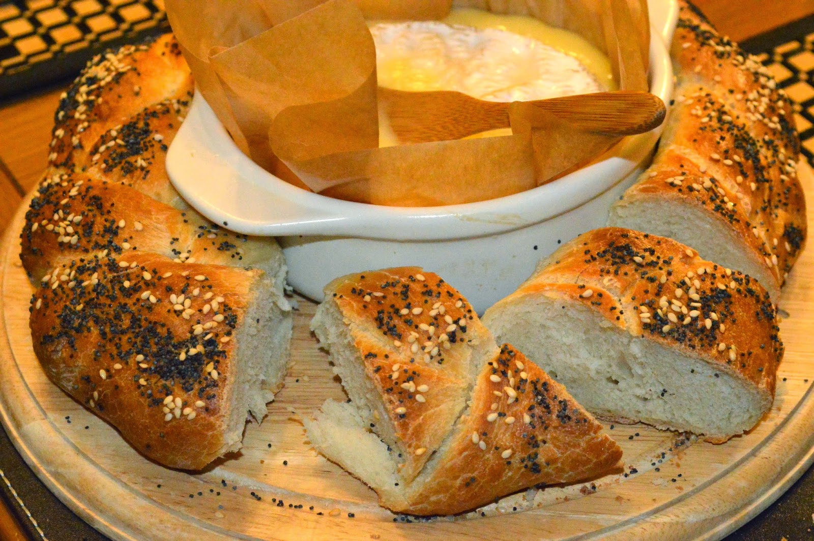 Kitchen Delights Seeded Bread with Melting Camembert Breadmaker Recipe