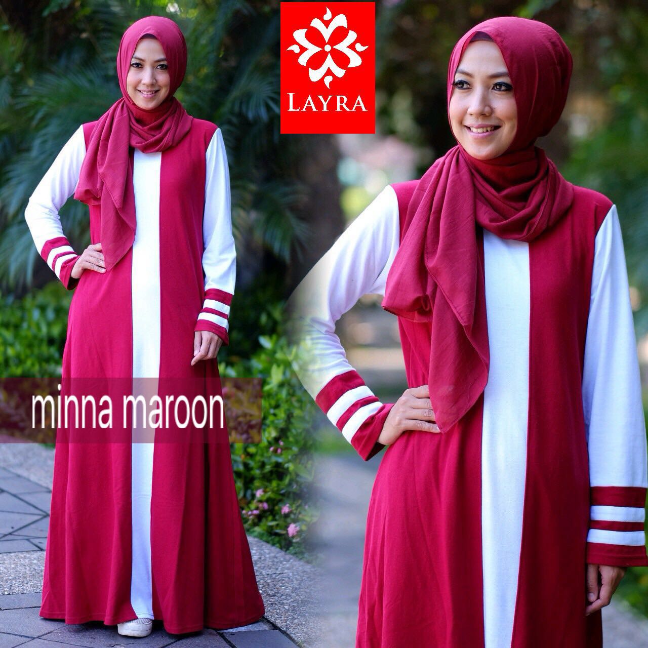  Jual Baju Hijab Casual Online Minna Dress By Layra