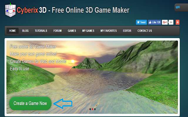 Cyberix3D - Free Online 3D Game Maker