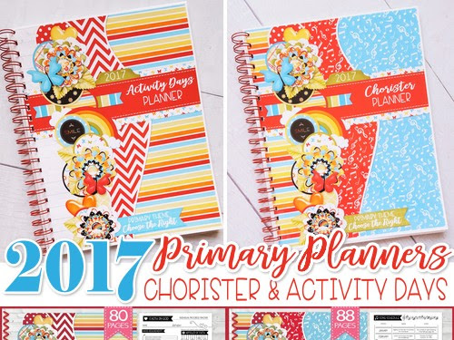 {GIVEAWAY} 2017 Activity Days & Chorister Planners!