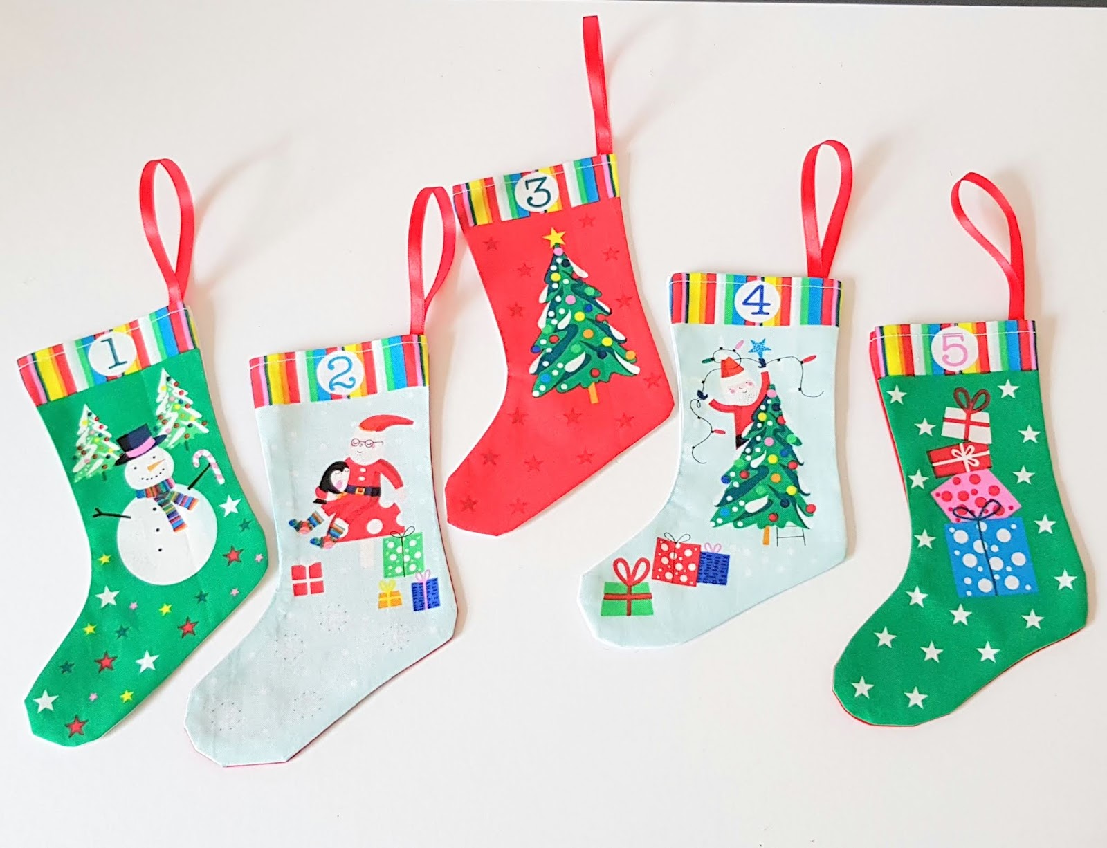 Ema Decorations How to sew Christmas stocking for Advent Calendar