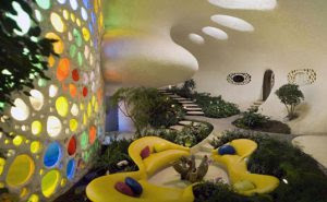 Casa Nautilus. Curtea interioara