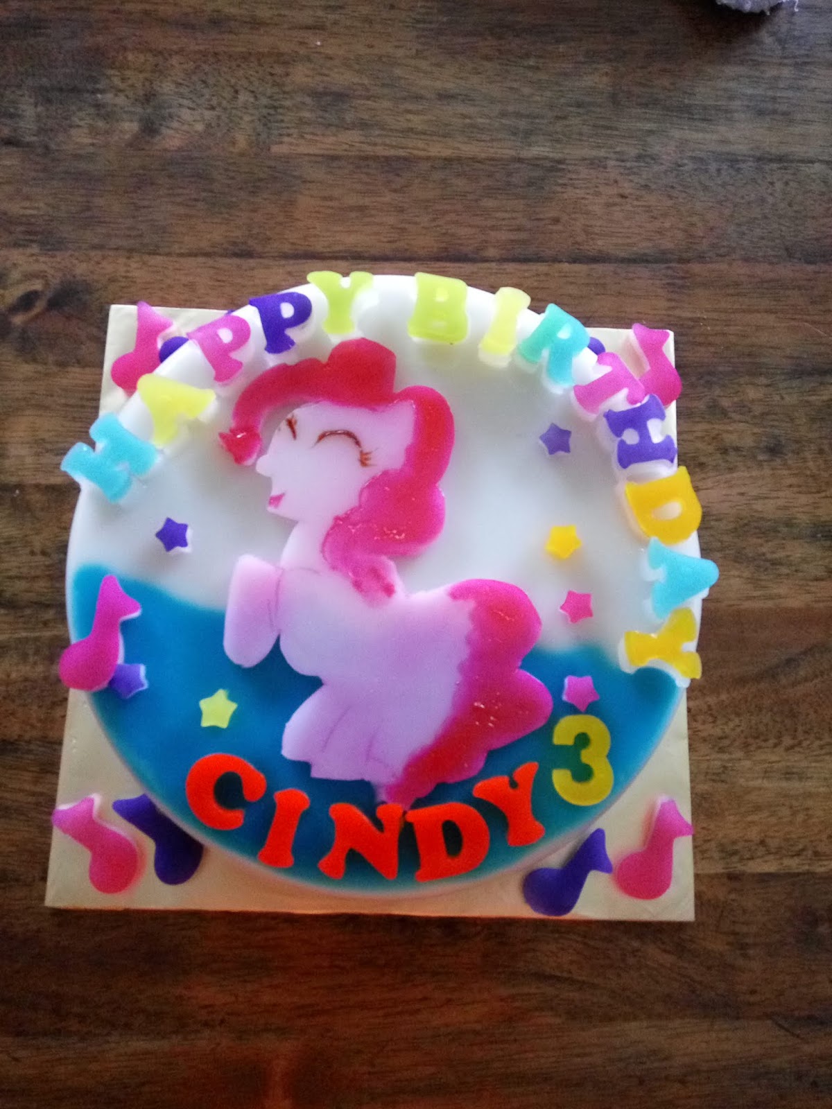 Jelly cake Home made Unicorn Jelly cakes