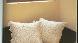 Almohadones estilo romántico tejidos al crochet