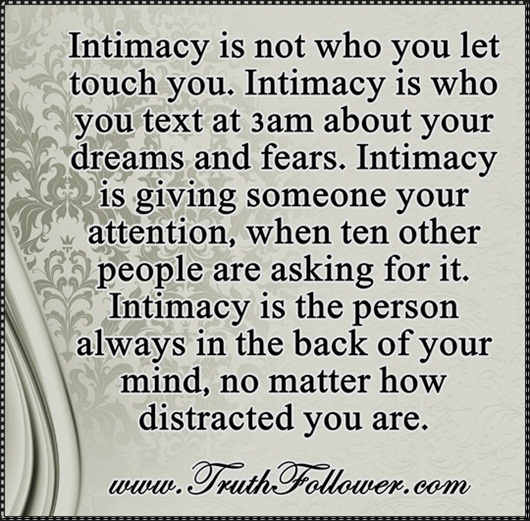 Intimacy is not who you let touch you