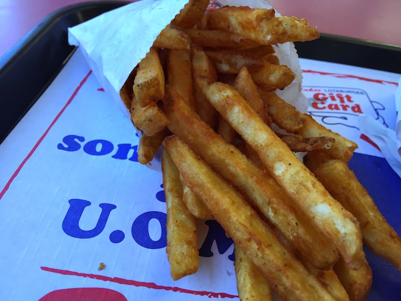 Seasoned fries at Blake's Lotaburger in Las Cruces