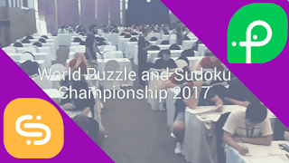 This is video from World Sudoku and Puzzle Championship 2017