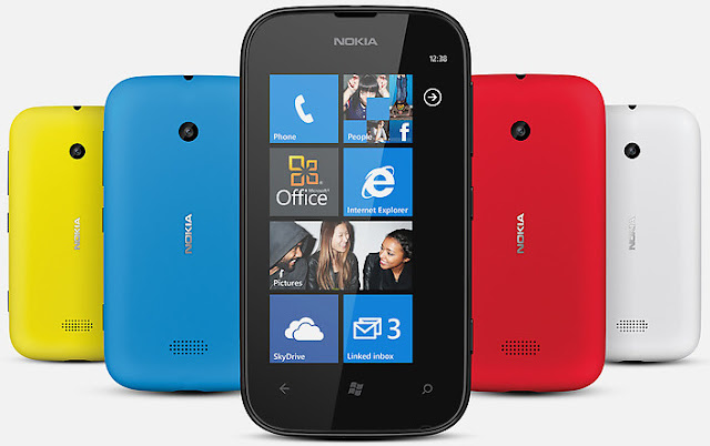 Nokia Lumia 510 - Colores disponibles: amarillo, azul, negro, rojo y blanco