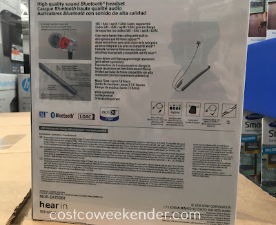 Costco 1125990 - Sony h.ear in Wireless Stereo Headset (MDREX750BT): great to use with tablets, smartphones, computers, etc