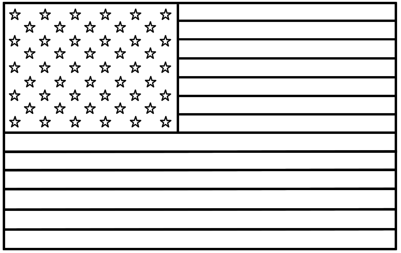 Comment Dessiner Le Drapeau Des états Unis Dessins et Coloriages: 5 coloriages du drapeau des Etats-Unis en ligne