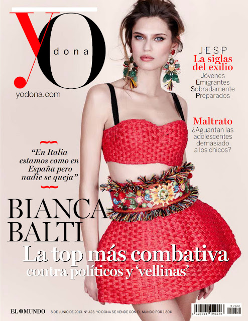Smartologie: Bianca Balti for YO DONA June 2013