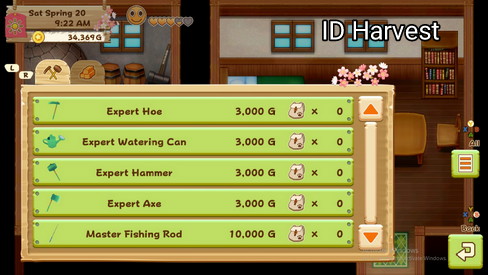 Cara Upgrade Peralatan Di Harvest Moon Light Of Hope Id Harvest