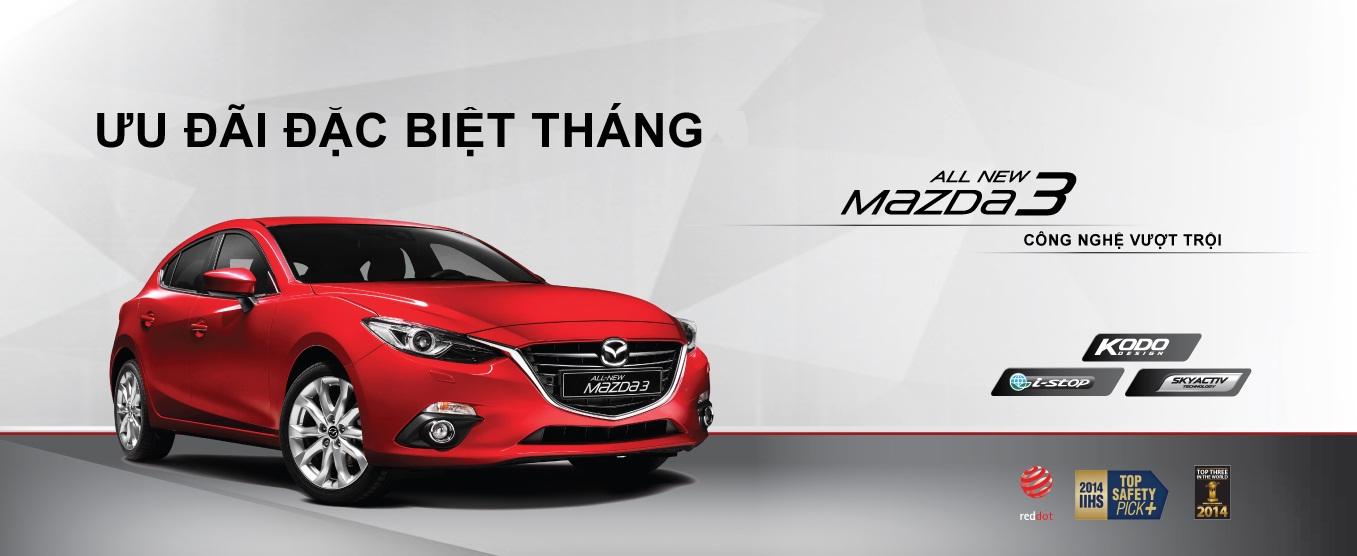 Mazda khuyến mại khách hàng mua xe tháng 4.2016 Mazda3-t6