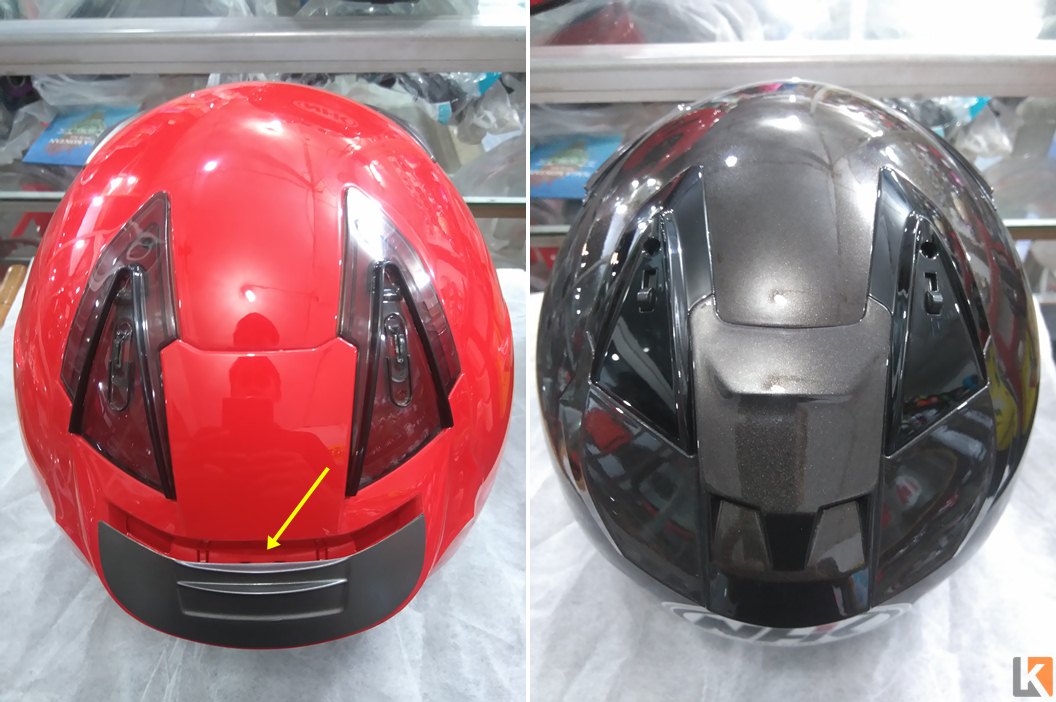 Adu Spesifikasi KYT Galaxy Slide VS NHK R1, Serupa Tapi Tak Sama