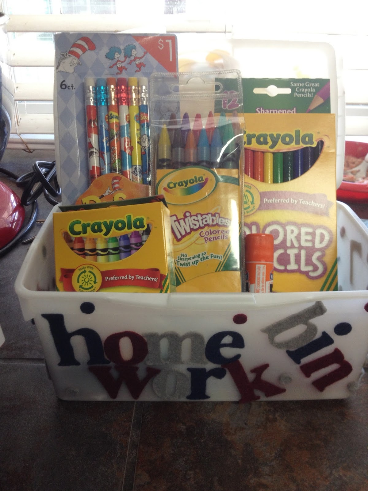 Making my Kids' day special 1 day at a time! Back to school supply box