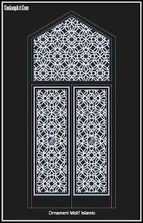 ornamen pintu masjid