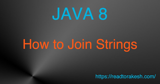 How to join strings in Java8