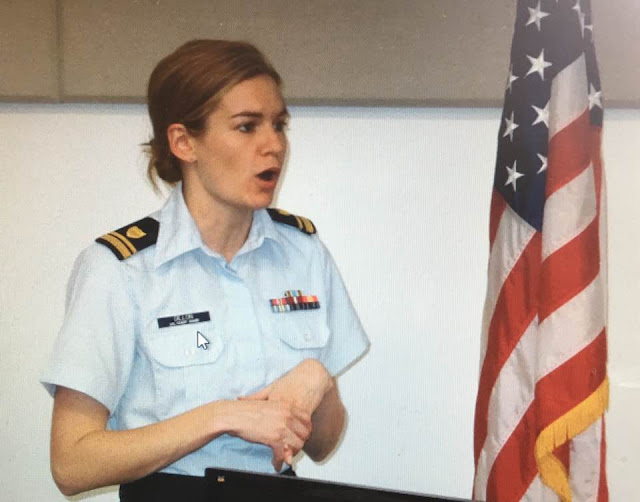 USCG LTJG Kathleen Dillon of Joint Base McGuire/Dix/Lakehurst USCG LTJG Kathleen Dillon of Joint Base McGuire/Dix/Lakehurst