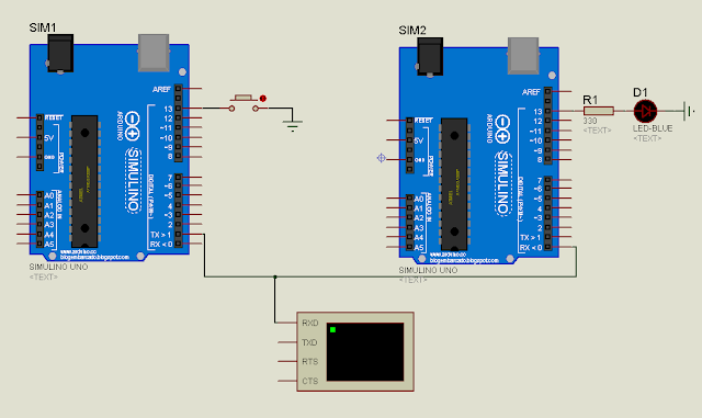 Serial Communication Transmit Data Between Two Arduino - TANN THONA