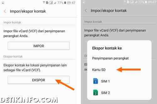 Cara menyimpan nomor telepon ke google drive