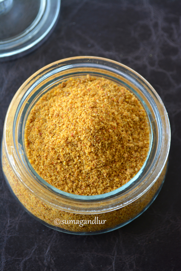 Veggie Platter Horse Gram Flax Seeds Idli Podi